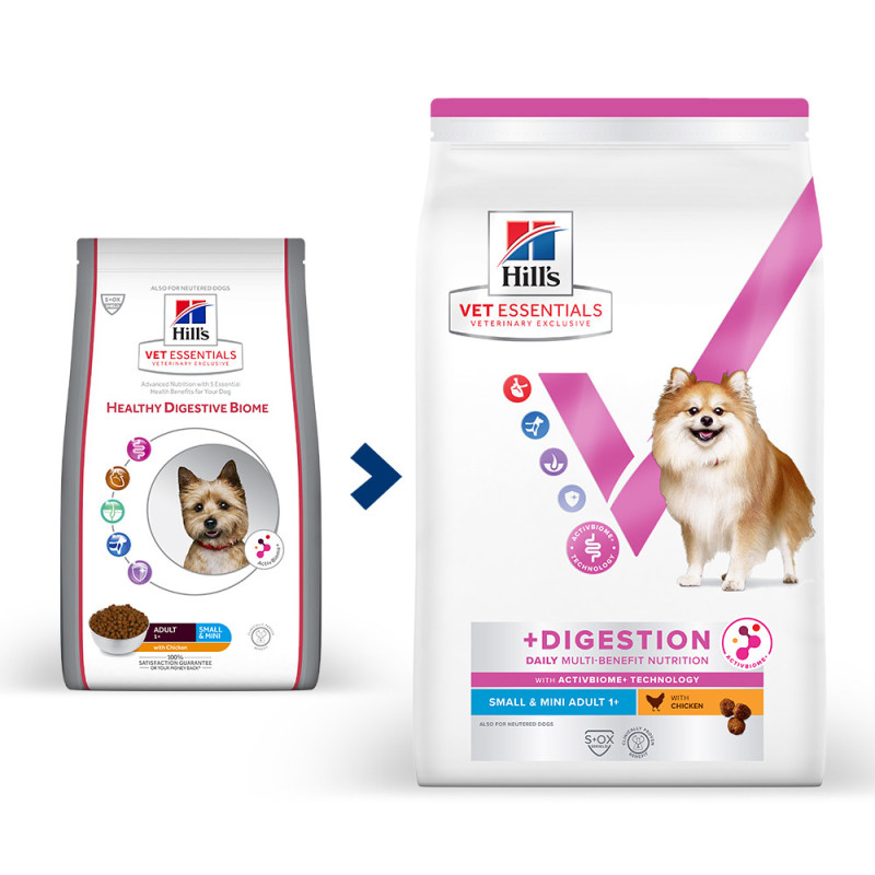 vlees Zorgvuldig lezen bruid Hill's Vet Essentials Gezond spijsverteringskanaal kroketten chien