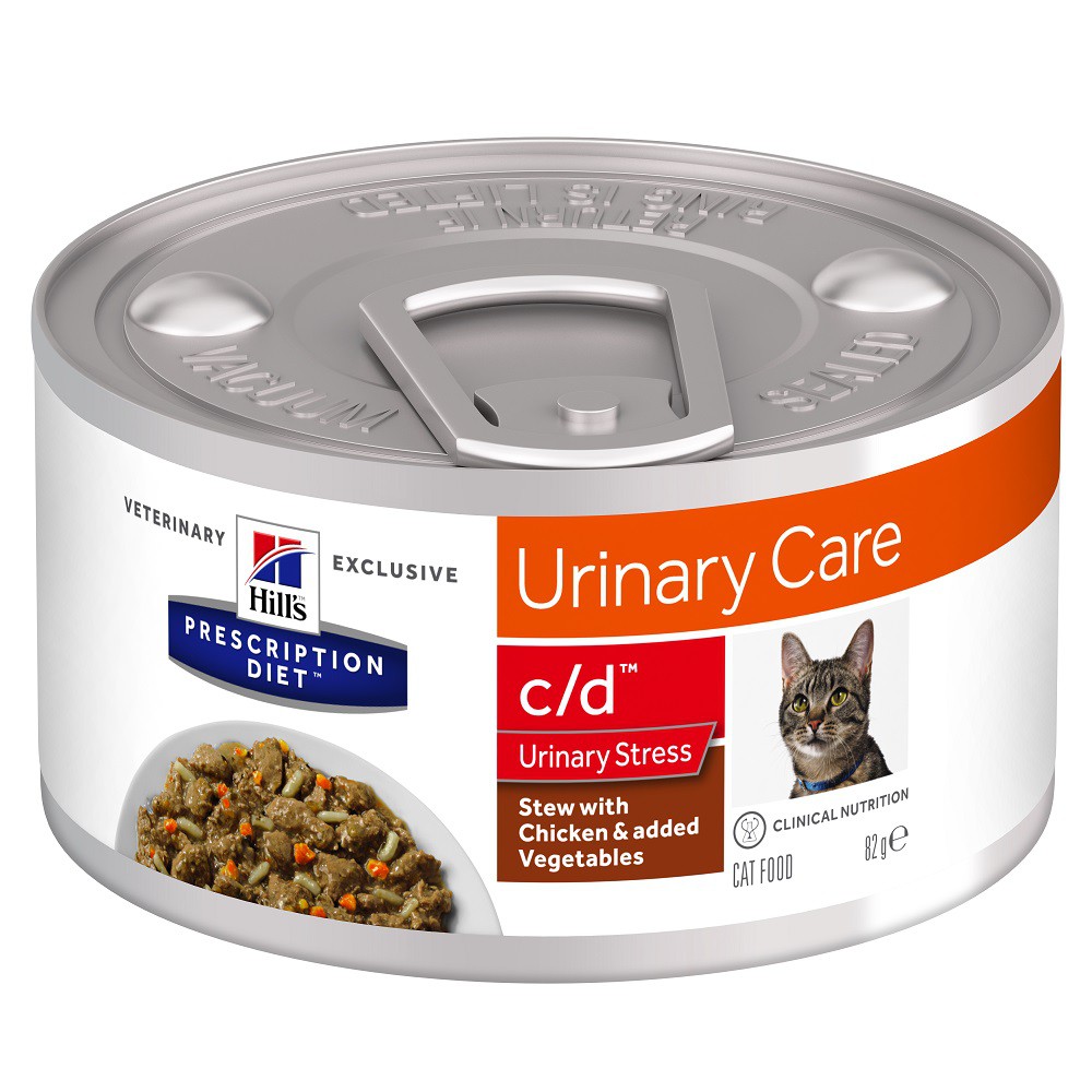 Hill s Feline C D Urinary Stress Mijot s Poulet et L gumes 24 bo tes