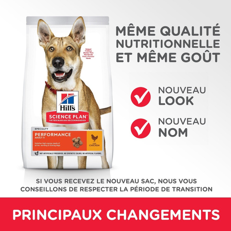 Canine Adult Performance Poulet